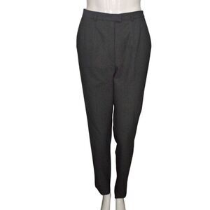 ESCADA Dress Pants, 38/M/8, Dark Gray, Front Pockets, Zipper/Clasp, Poly-Wool